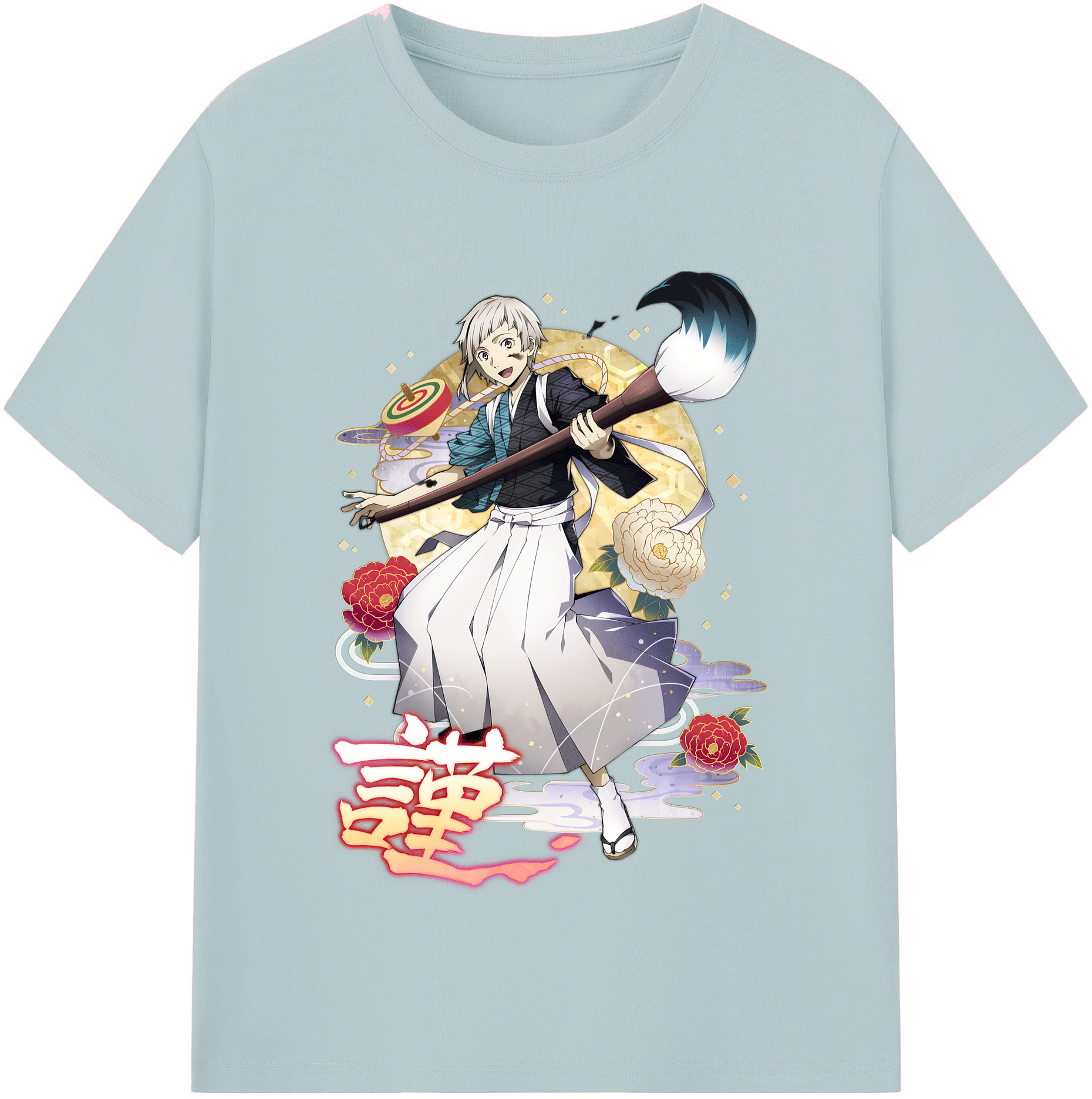 （画像用） 文豪ストレイドッグス Bungo Stray Dogs 綿100％半袖Tシャツ（フロントプリント）